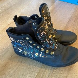 Keds Scout II 10.5 WIDE Floral Waterproof Boots